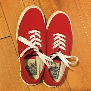 RED PRO Keds Athletic Shoes
